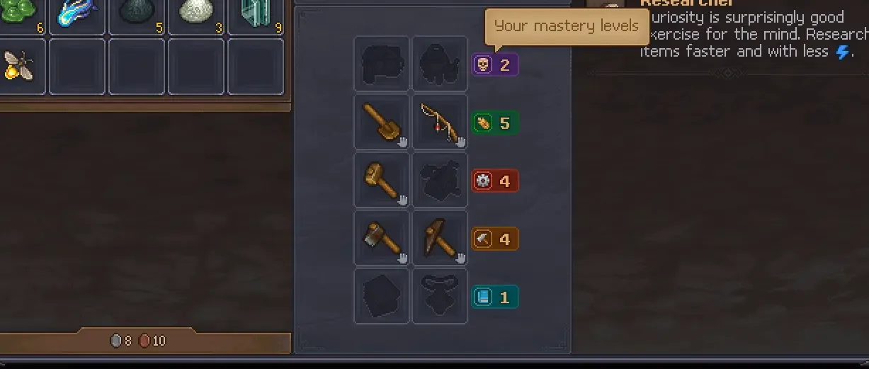 your mastery level