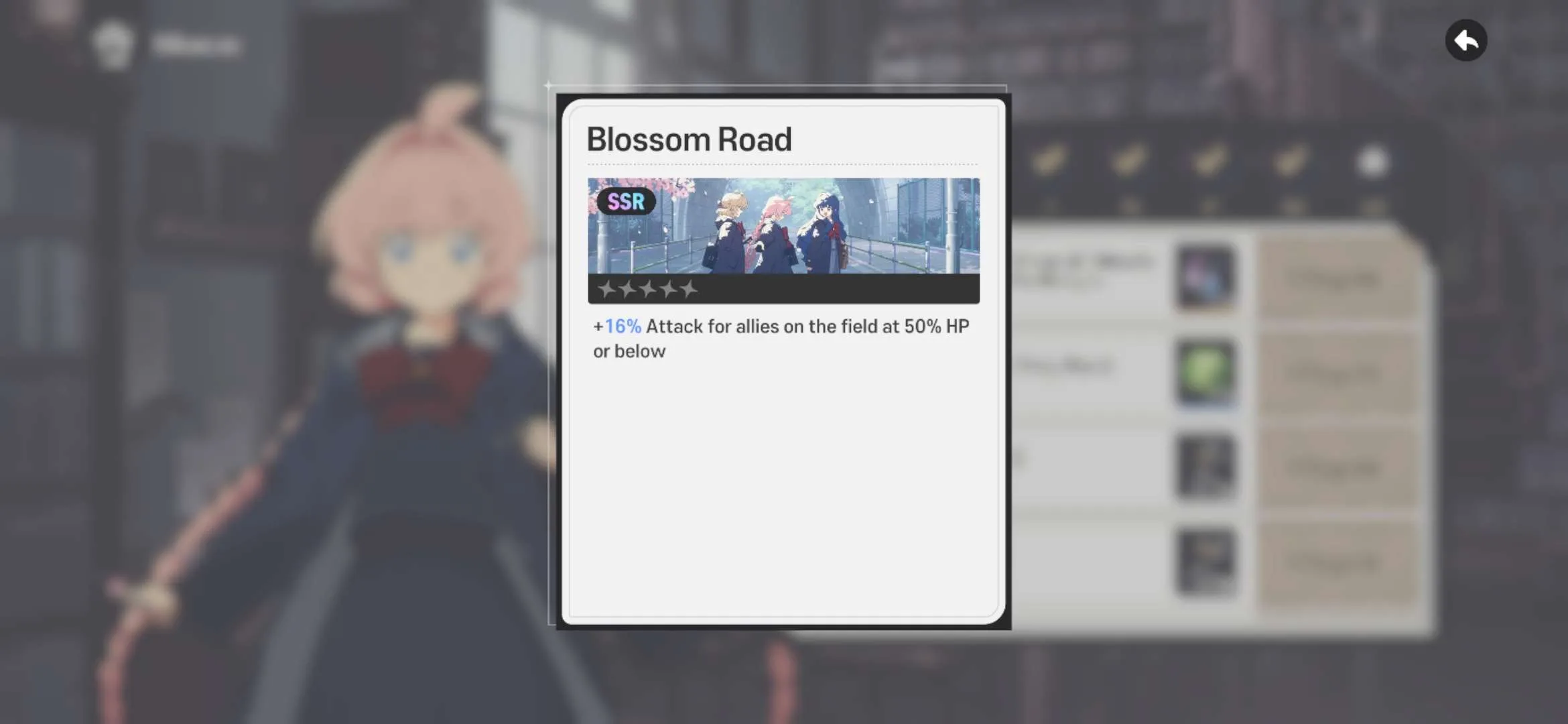 Blossom Road Vignette Mission reward