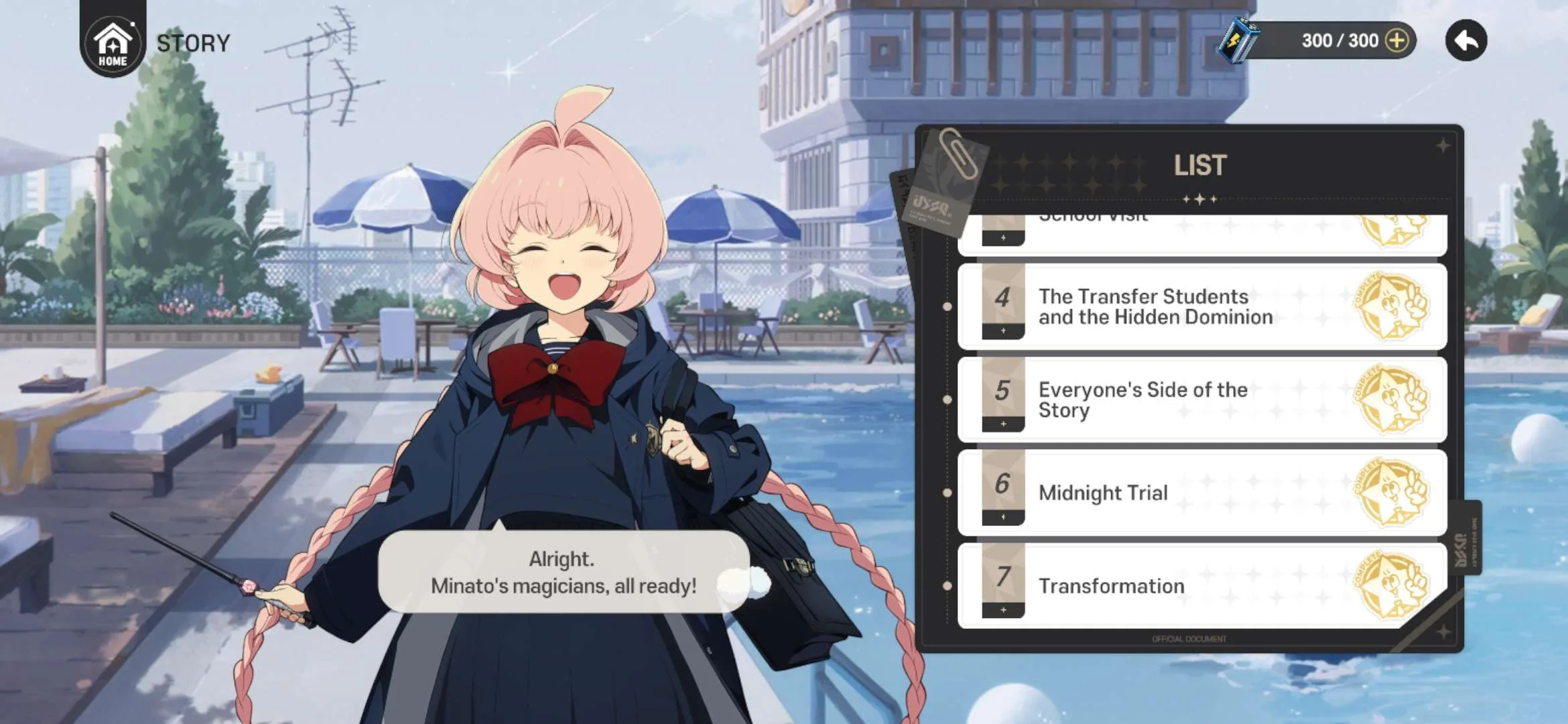 Completed Story