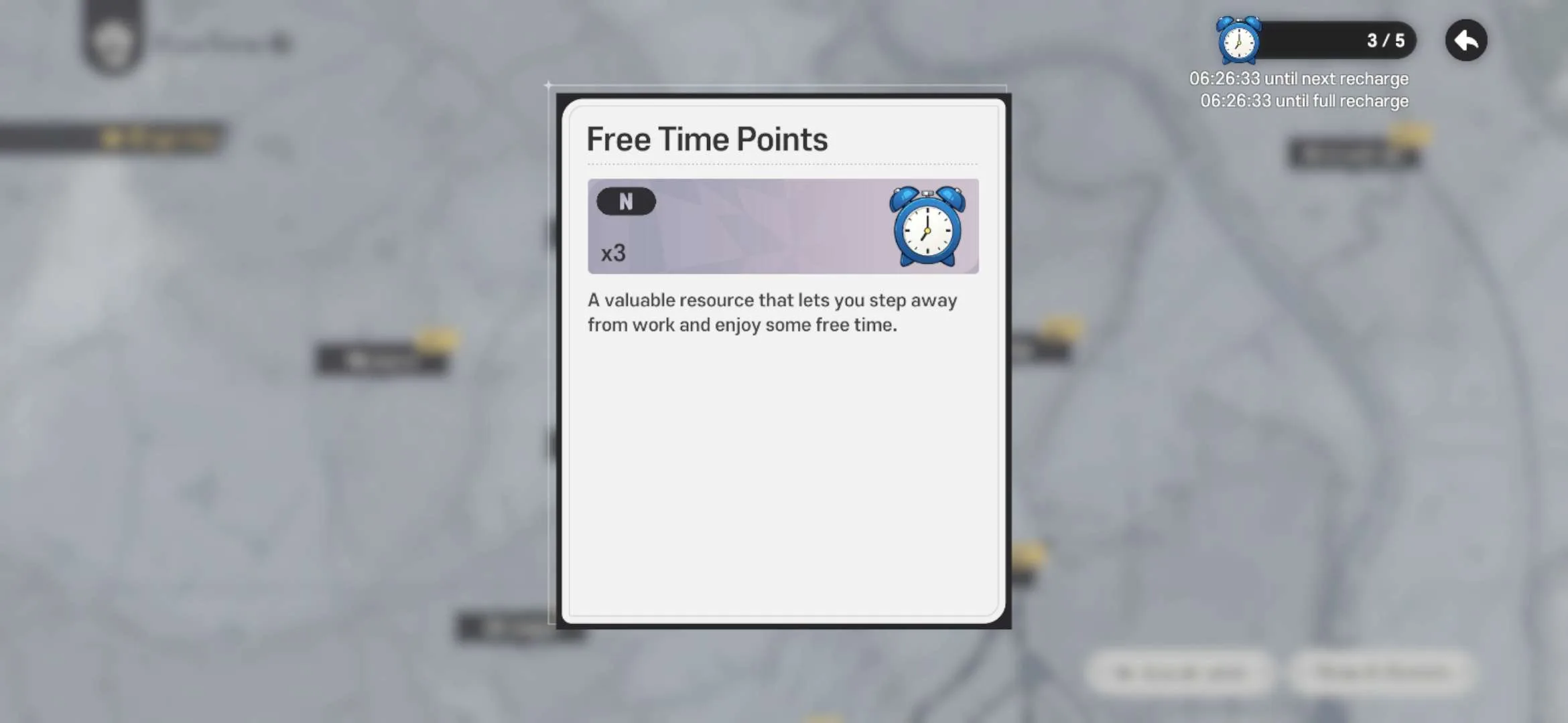 Free Time Points