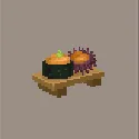 Purple Sea Urchin Sushi