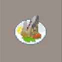Whole-Roasted Shark Head