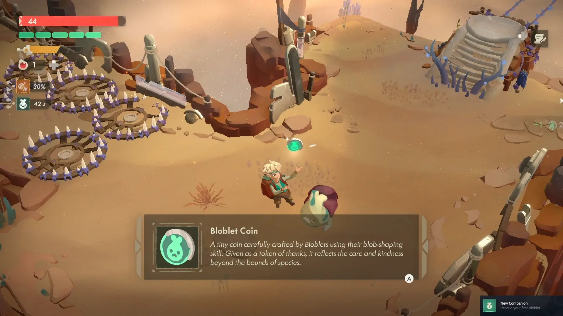Acquiring a Bloblet Coin