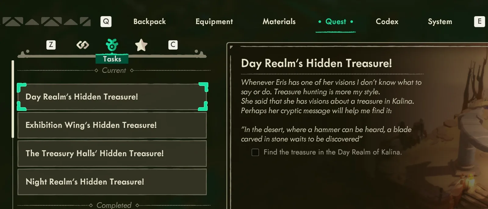 Hidden Treasure Quests