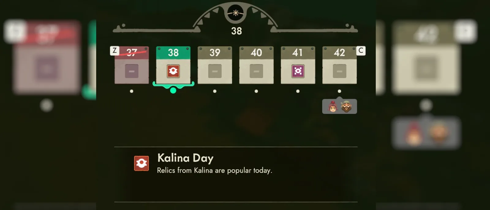 Moonlighter II Calendar Events